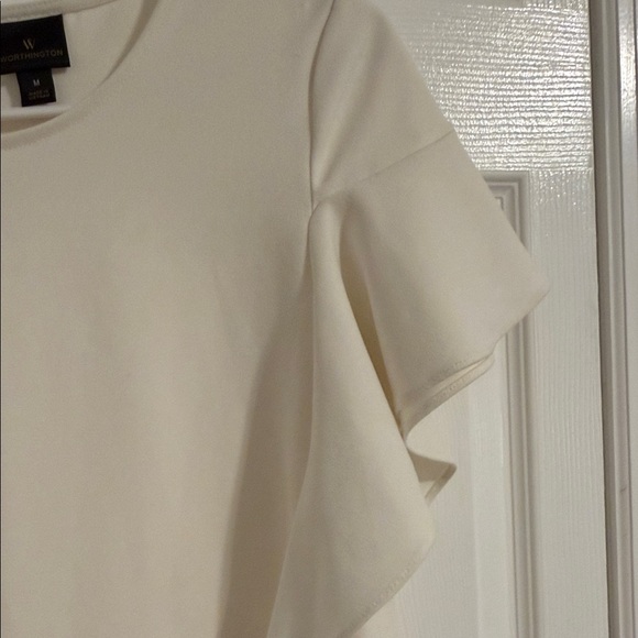 Worthington Ivory Blouse with Flowing Sleeves - Picture 3 of 4